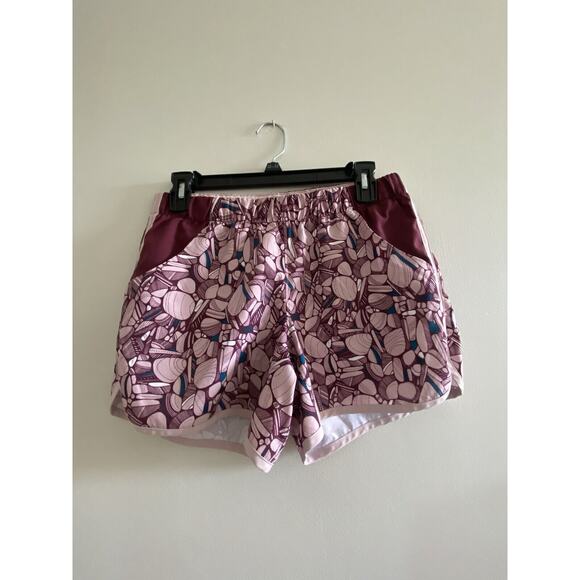 New Columbia women's sandy trail Run‎ short Stretch Deep madeira 4” Inseam Small - Picture 3 of 6